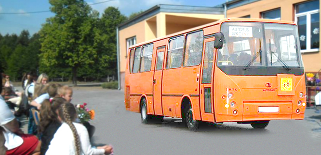 Szkolny autobus z promilami